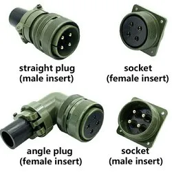 MS Connector MS 28-4 Pin Power Connector Allied