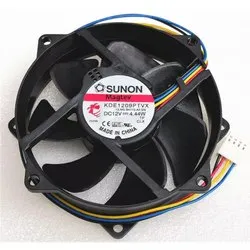 Sunon Cooling Fan KDE1209PTVX 92x92x25mm For CPU Cooling fan 12VDC 0.37A with PWM 4pin