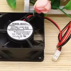 NMB Cooling Fan 2410ML-05W-B40, 2410ML-05W-B49, 2410ML-05W-B50, 2410ML-05W-B59 24V 0.12A