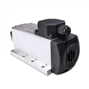 Spindle 1.5KW Air Cooled 220V/380V ER20 Collet Runout-off 0.01mm with 4pcs Bearing Flange Mounting