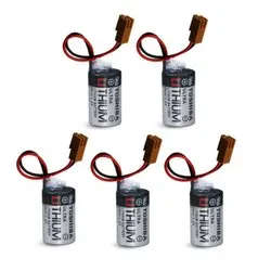 Toshiba Battery JZSP-BA01 ER3V 3.6V LI-SOL2 PLC Battery 1000mAh With Brown Connector