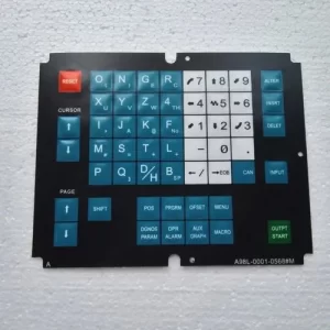 Fanuc Membrane Keypad A98L-0001-0568-T, A98L-0001-0568-M Fanuc
